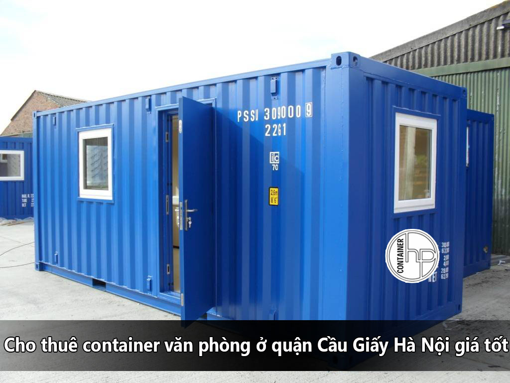 Cho thuê container văn phòng ở quận Cầu Giấy Hà Nội giá tốt