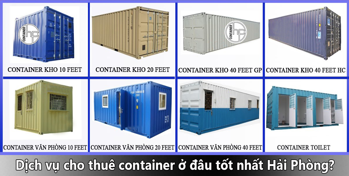 Dịch vụ cho thuê container ở đâu tốt nhất Hải Phòng?