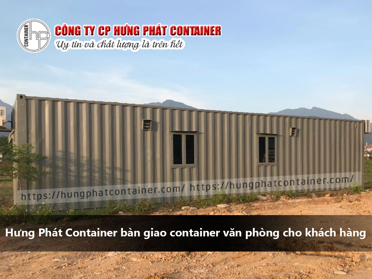 Hưng Phát Container bàn giao container văn phòng cho khách hàng
