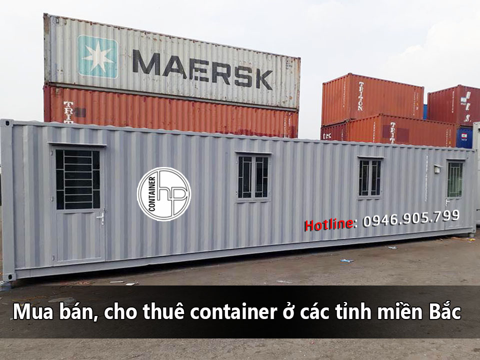 Mua bán, cho thuê container ở các tỉnh miền Bắc