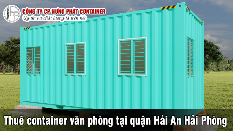 Thuê container văn phòng tại quận Hải An Hải Phòng